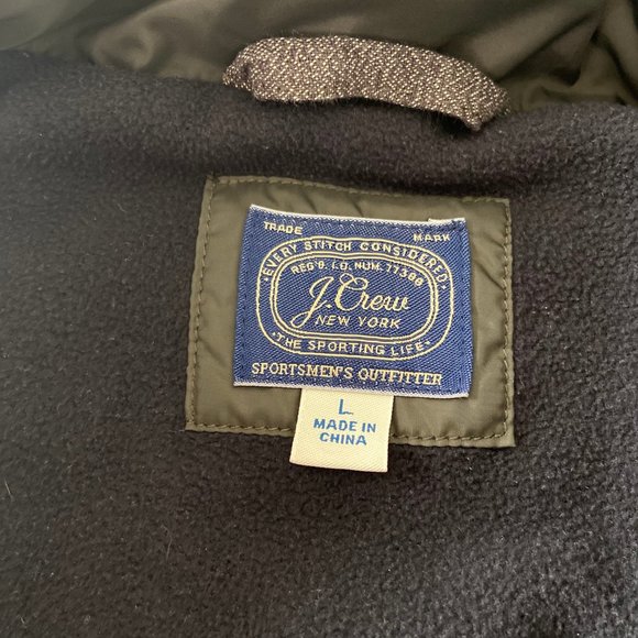 J. Crew Men's Primaloft Quilted Full Zip Vest Large - Picture 4 of 6